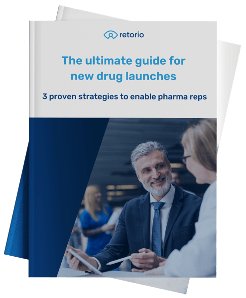 E-book cover of Retorio - The ultimate guide for new drug launches