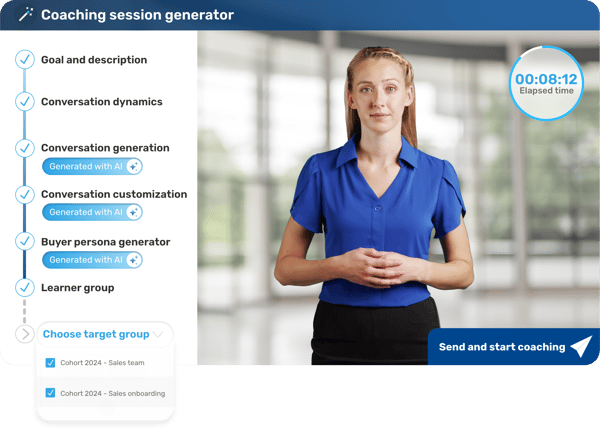 Retorio - AI coaching platform - coaching session generator