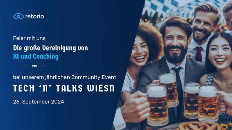 Retorio Tech n Talks Wiesn  event banner