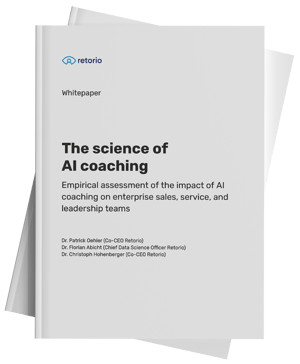 Retorio Whitepaper Cover named The science of AI coaching